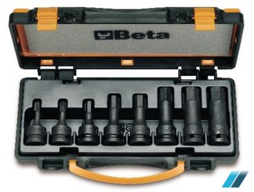 BETA Sechskant-Steckschlüssel für Maschineneinsatz 8-teilig 5-19 mm 720ME/C8