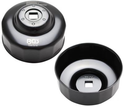 Ölfilterkappe 73 mm x 14-kant BGS-1039-73-14 PRO+
