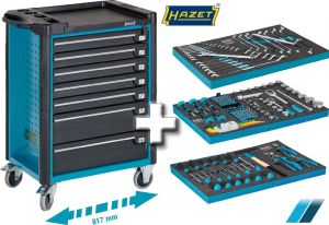 HAZET Werkzeugwagen mit Sortiment 141-tlg. 179-7/141