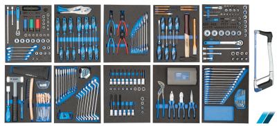 Preview: GEDORE Werkzeugwagen workster highline mit 308-tlg Werkzeugsortiment WHL-L7-TS-308