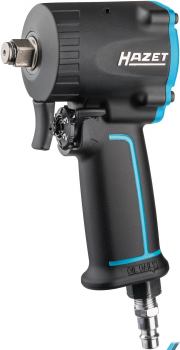 HAZET Impact wrench, extra short 9012M-1 ∙ Maximum loosening torque: 1200 Nm ∙ Square, solid 12.5 mm (1/2 inch) ∙ Single hammer striking mechanism