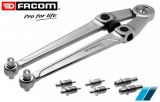 FACOM Hakenschlüssel für Muttern mit Stirnloch Länge 245 mm Spannbereich 20-100mm 117.B