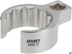 HAZET Box-end wrench, 12-point, open 848Z-11 ∙ Square, hollow 6.3 mm (1/4 inch) ∙ Outside 12-point profile ∙ 11 ∙ Inside square (Robertson) 6.3 = <sup>1</sup>⁄<sub>4</sub>″